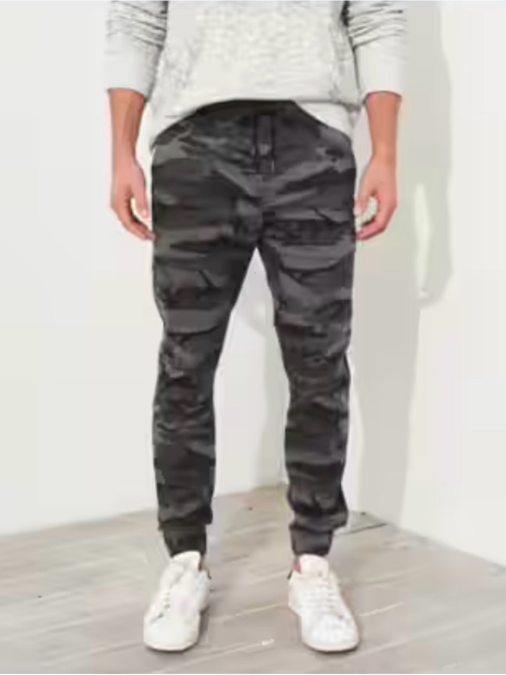 Hollister Size M Set 2 Pants Blue Skinny Jeans Classic Denim Camouflage Joggers